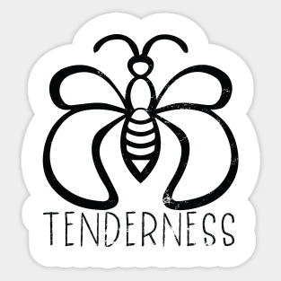 Sankofa Adinkra Symbol "Tenderness" Black Sticker